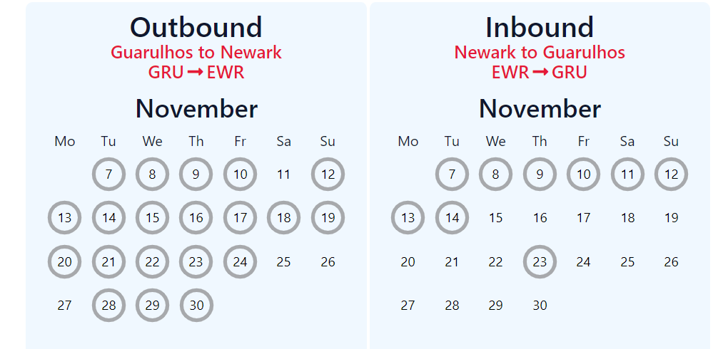 calendario ida e volta seatspy