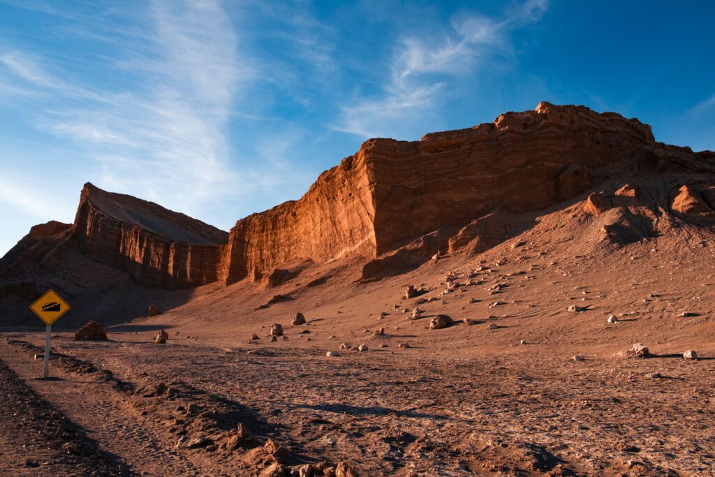 Valle de la Luna (Vale da Lua) em San Pedro de Atacama